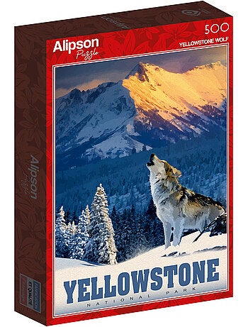 Puzzle 500 Pièces Loup Hurlant - Fabriqué en France