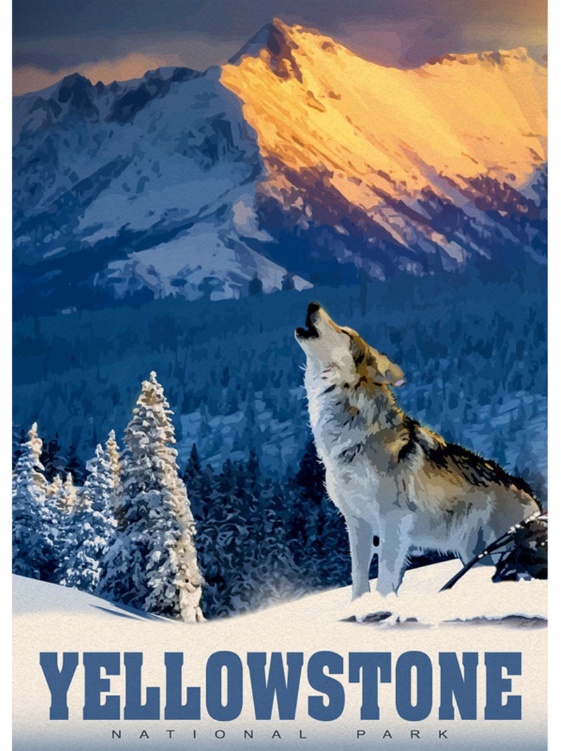 Puzzle 500 Pièces Loup Hurlant - Fabriqué en France N/A - Kiabi