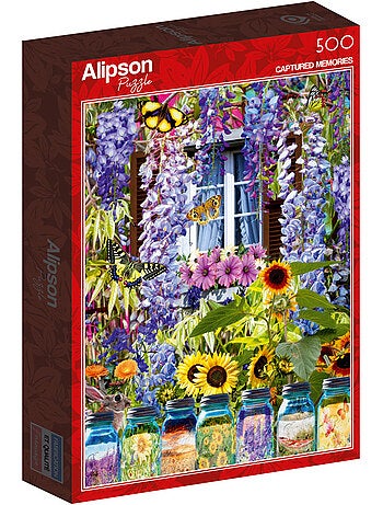 Puzzle 500 Pièces Maison Fleurie - Fabriqué en France