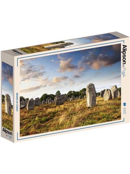Puzzle 500 pièces Menhirs de Carnac - Fabriqué en France - Kiabi