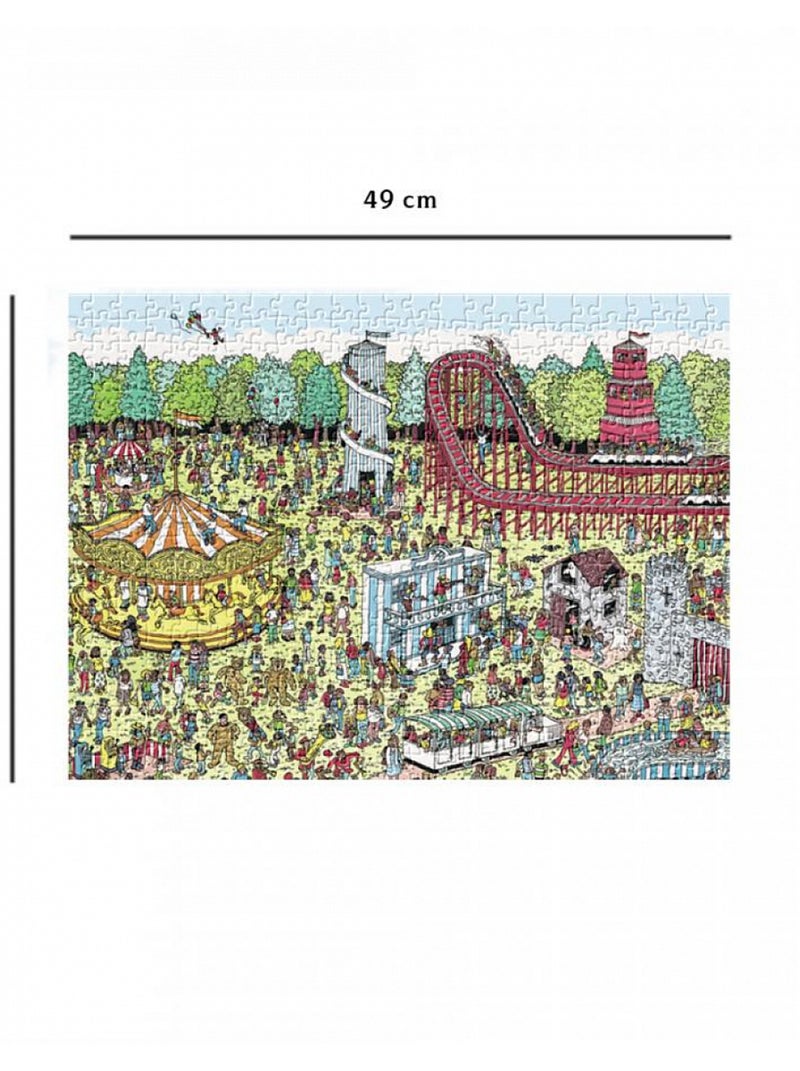 Puzzle 500 pièces : Où est Charlie ? : A la Fête Foraine N/A - Kiabi