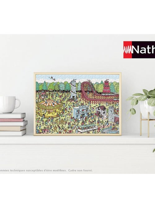 Puzzle 500 pièces : Où est Charlie ? : A la Fête Foraine - Kiabi