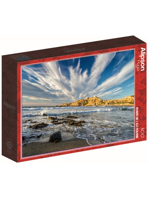 Puzzle 500 Pièces Phare Ile Rousse - Fabriqué en France - Kiabi