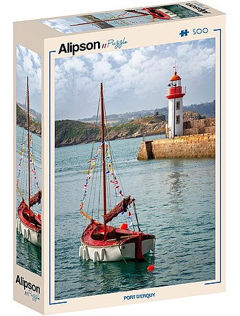 Puzzle 500 pièces Port d'Erquy - Fabriqué en France