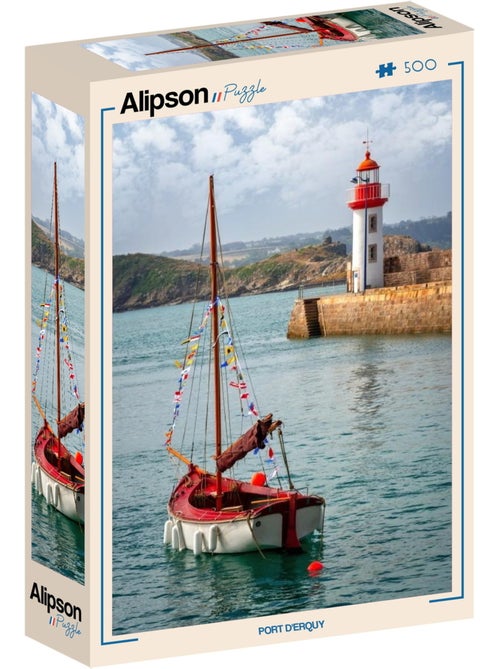 Puzzle 500 pièces Port d'Erquy - Fabriqué en France - Kiabi
