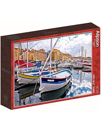 Puzzle 500 Pièces Port Saint-Tropez - Fabriqué en France