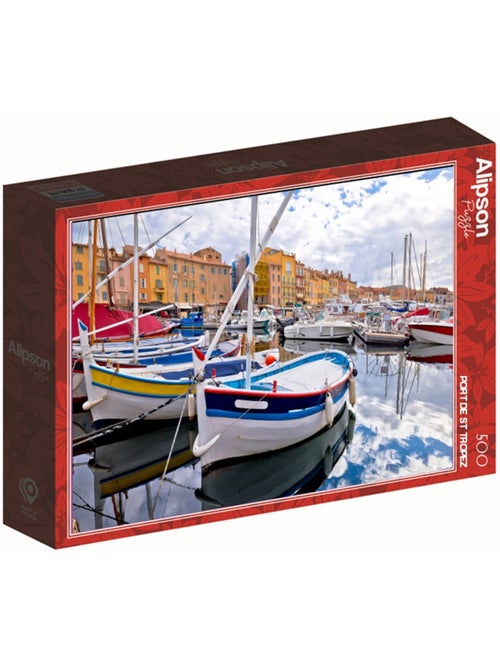 Puzzle 500 Pièces Port Saint-Tropez - Fabriqué en France - Kiabi