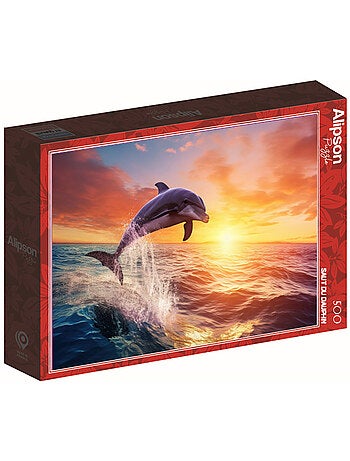 Puzzle 500 Pièces Saut Du Dauphin