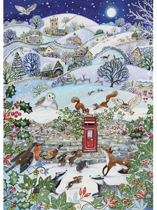 Puzzle 500 Pièces Village Sous La Neige - Fabriqué en France - Kiabi