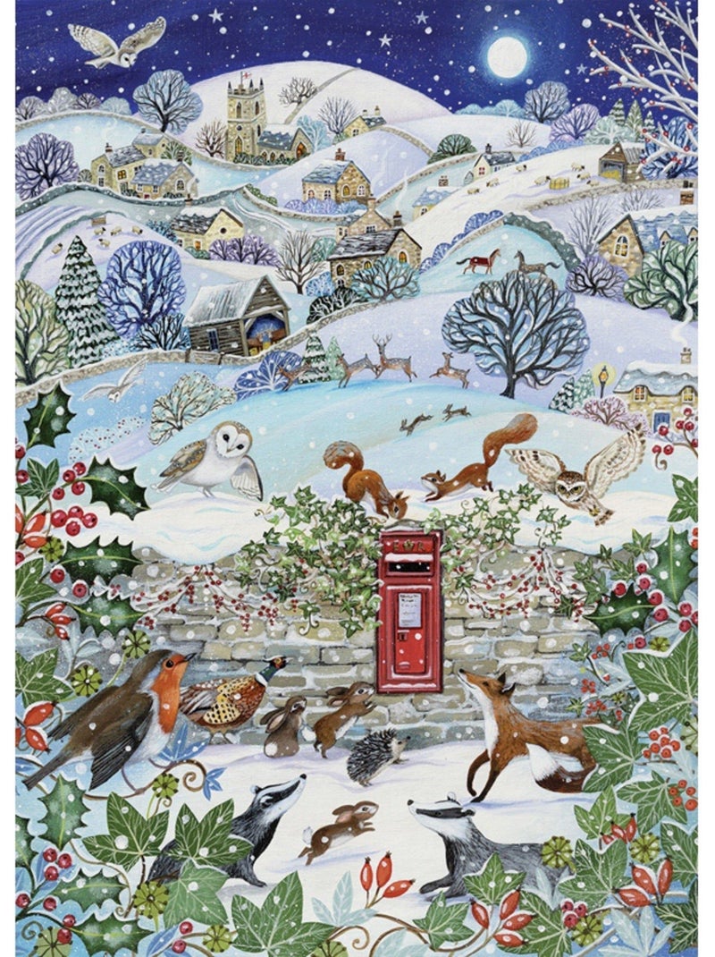 Puzzle 500 Pièces Village Sous La Neige - Fabriqué en France N/A - Kiabi