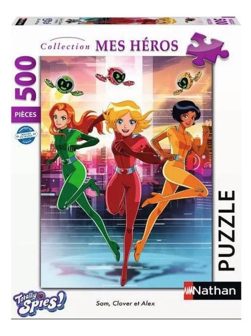Puzzle 500p Sam, Clover et Alex - Totally Spies - Kiabi