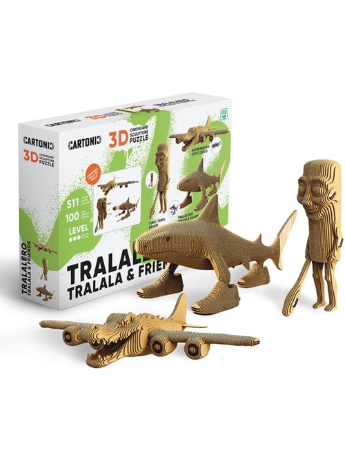 Puzzle 511 pièces 3d tralalero tralala - Kiabi