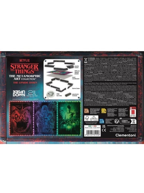 Puzzle 520 Pi?ces Stranger Things avec Cadre Lumineux - Kiabi