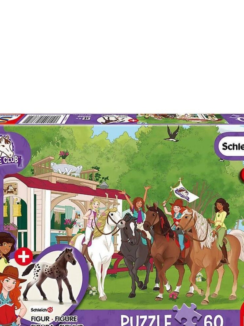 Puzzle 60 pièces avec figurine : Horse Club N/A - Kiabi