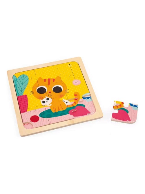 Puzzle 9 pièces : Chat Peanut - Kiabi