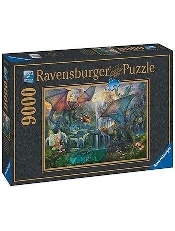 Puzzle 9000 pièces - la forêt magique des dragons - ravensburger