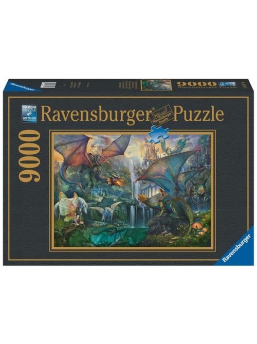 Puzzle 9000 pièces La forêt magique des dragons, Fantastique, Adulte, 16721, Ravensburger - Kiabi