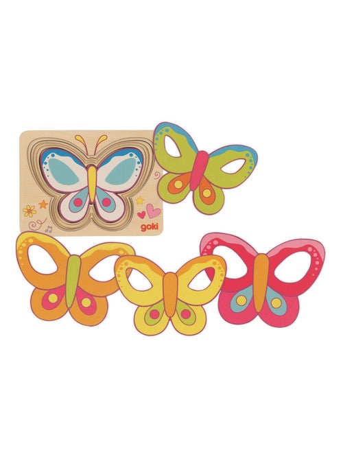 Puzzle à couches Papillon - Kiabi