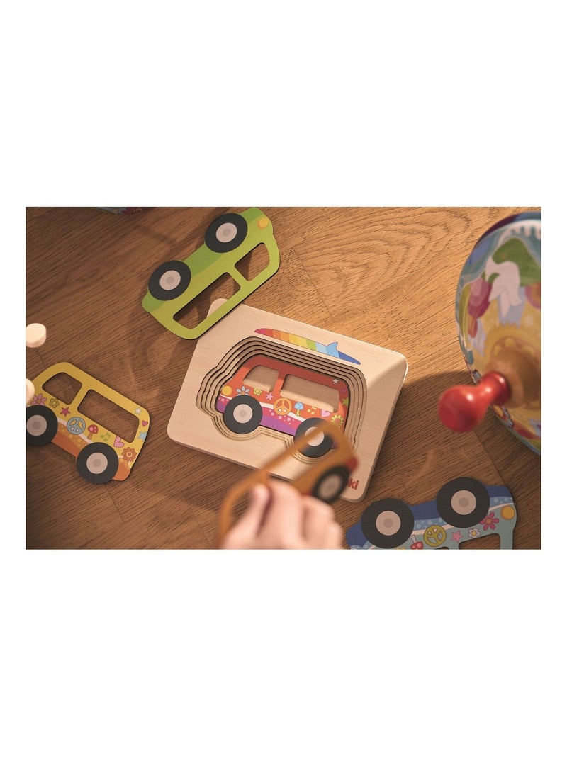 Puzzle à couches Van Bleu - Kiabi