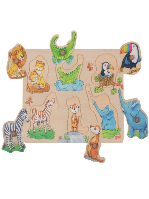 Puzzle à encastrements maman et son petit - Kiabi
