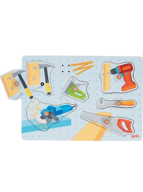 Puzzle à encastrements sonore outils - Kiabi Puzzle à encastrements sonore outils - Kiabi