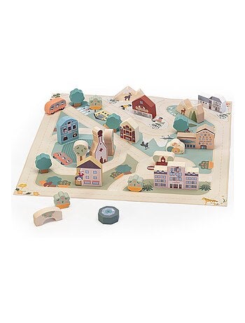 Puzzle à jouer Village des Alpes