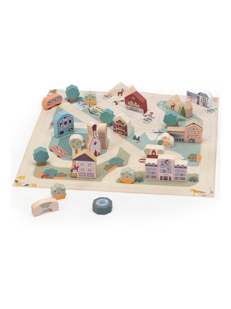 Puzzle à jouer Village des Alpes N/A - Kiabi