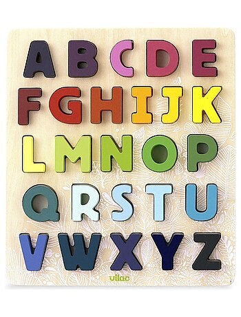 Puzzle ABC Alphabet à encastrement - Kiabi
