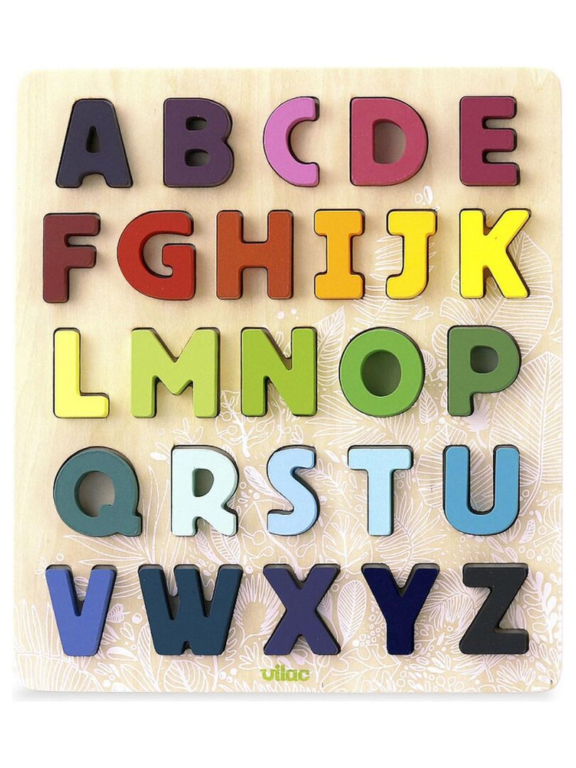 Puzzle ABC Alphabet à encastrement N/A - Kiabi