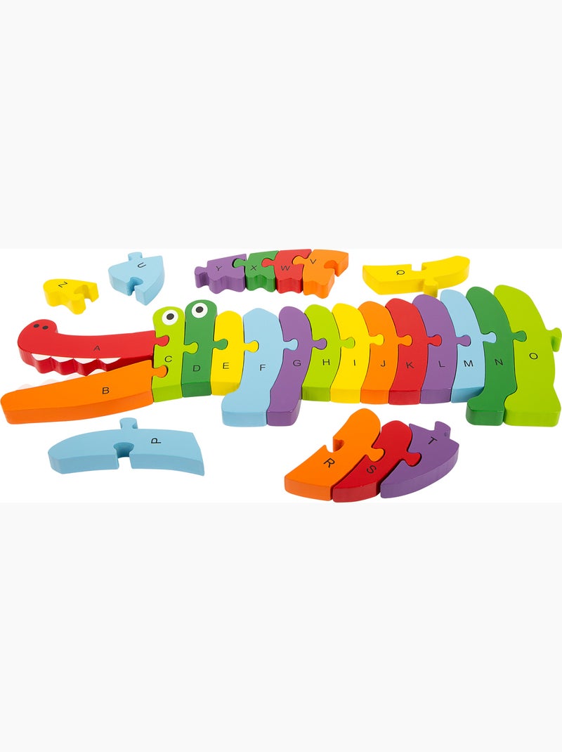 Puzzle ABC Crocodile Vert - Kiabi