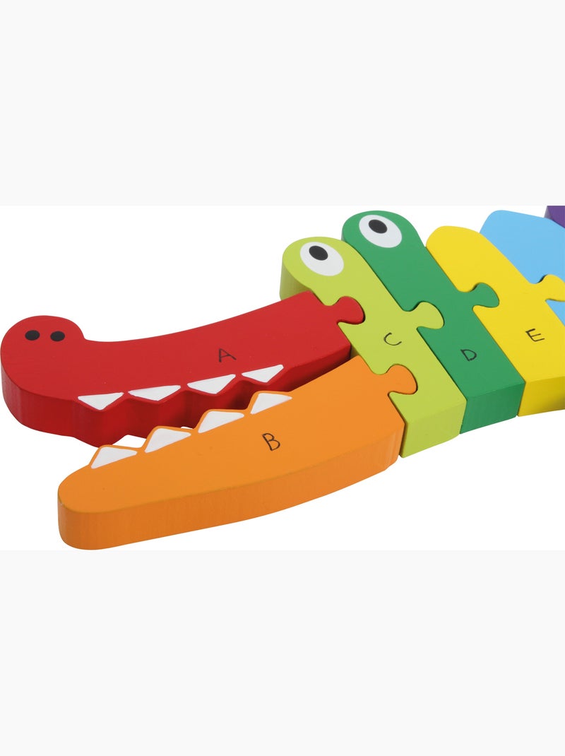Puzzle ABC Crocodile Vert - Kiabi