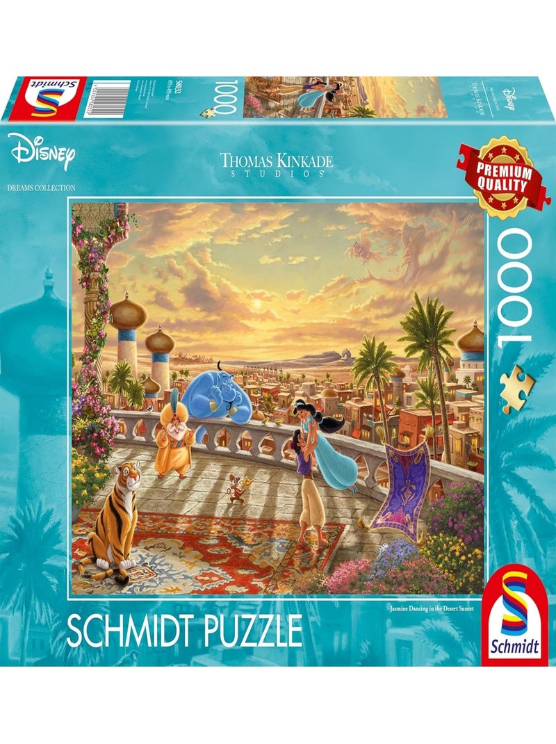 Puzzle Aladdin et Jasmine dansent 1000 pcs N/A - Kiabi