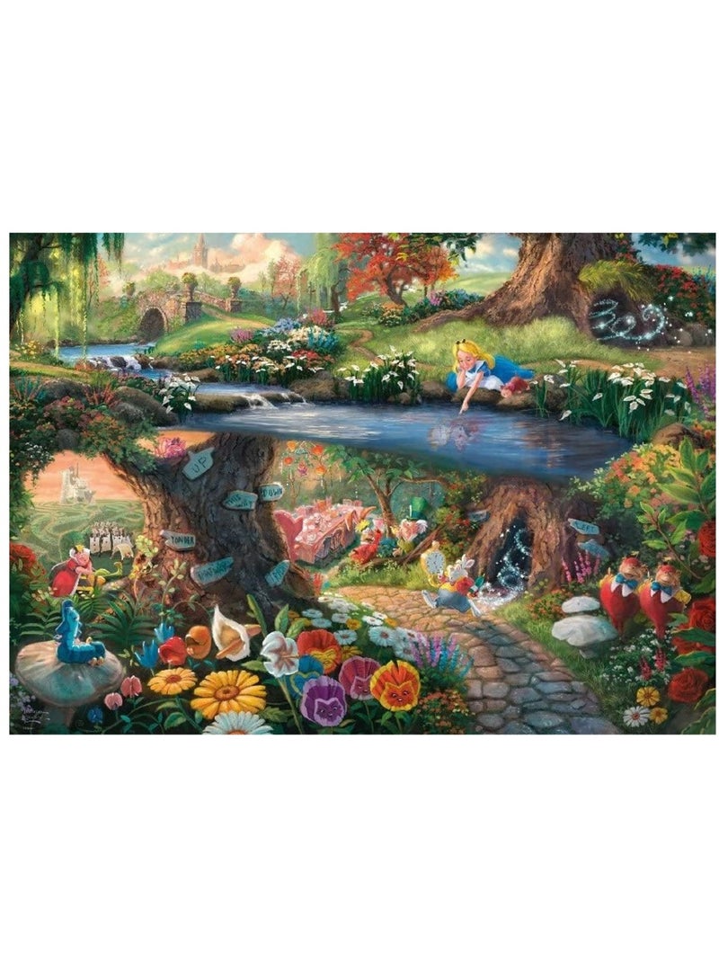 Puzzle Alice aux pays des merveilles 1000 pcs N/A - Kiabi