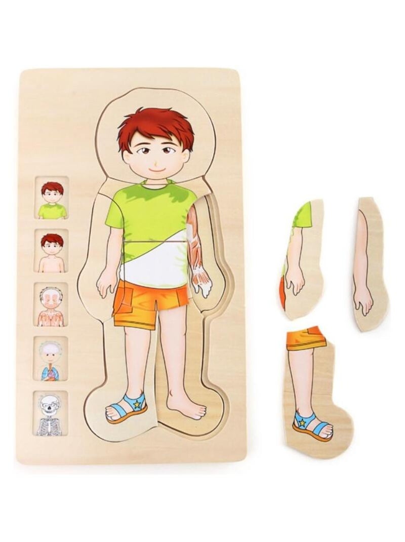 Puzzle anatomie - Garçon N/A - Kiabi