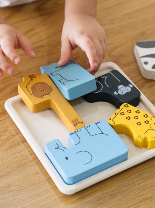 Puzzle animaux 2 en 1 - Kiabi