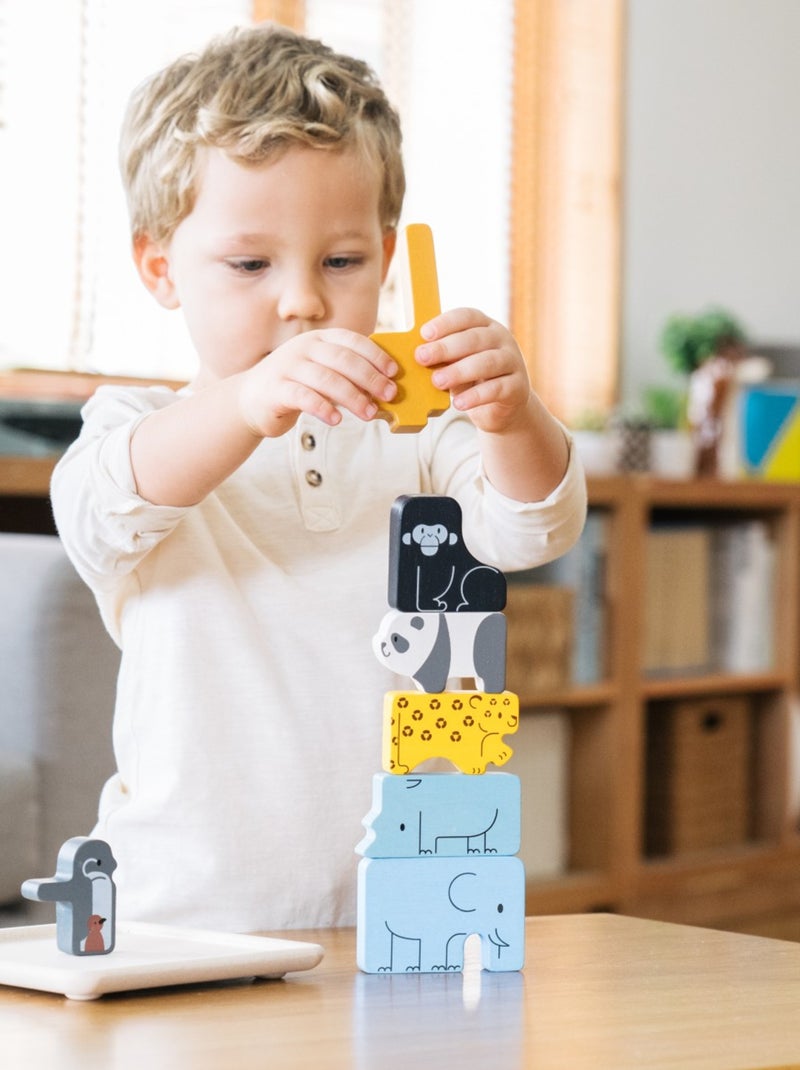 Puzzle animaux 2 en 1 Beige - Kiabi