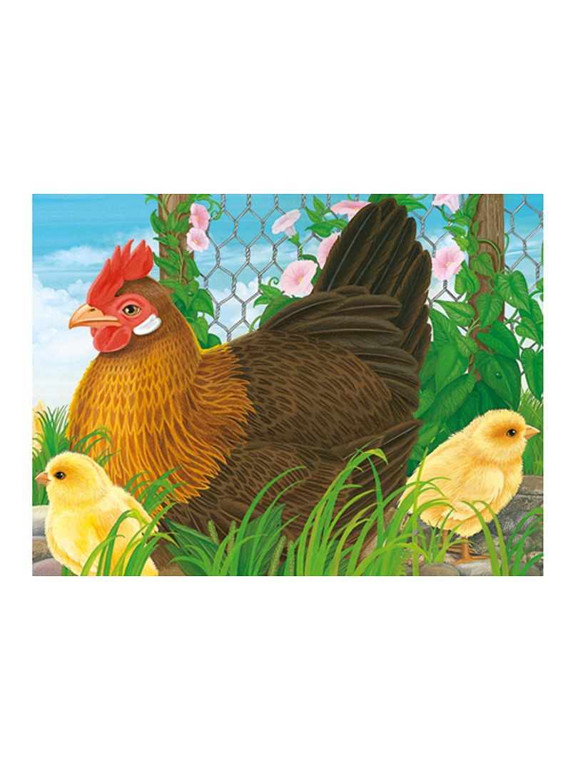 Lot De 2 Puzzles Ravensburger - Animaux (Lion Et Cheval) - 500 Pièces - Complet - Occasion
