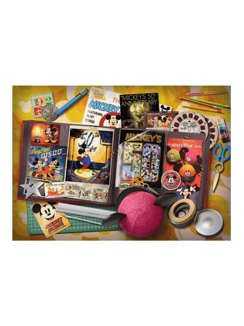 Puzzle Anniversaire de Mickey 1970 - 1000 pièces N/A - Kiabi