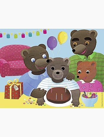 Puzzle Anniversaire Petit Ours Brun 30 pcs