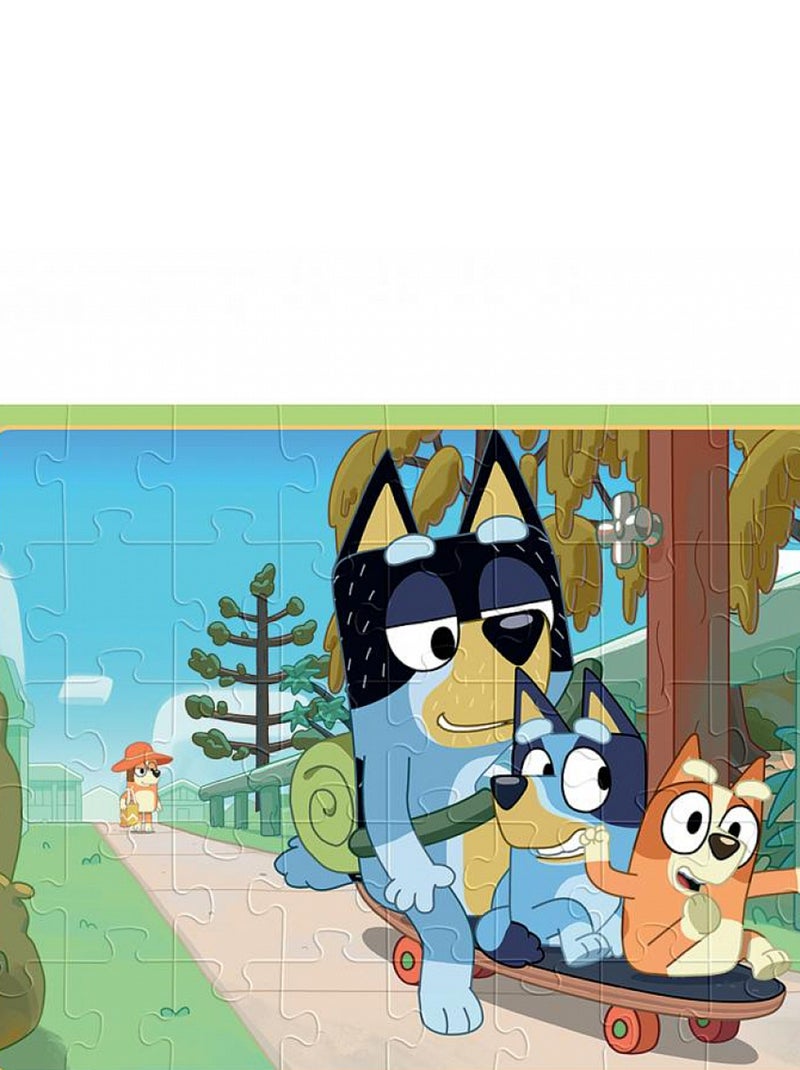 Puzzle Après-midi en famille Bluey 45 pcs N/A - Kiabi