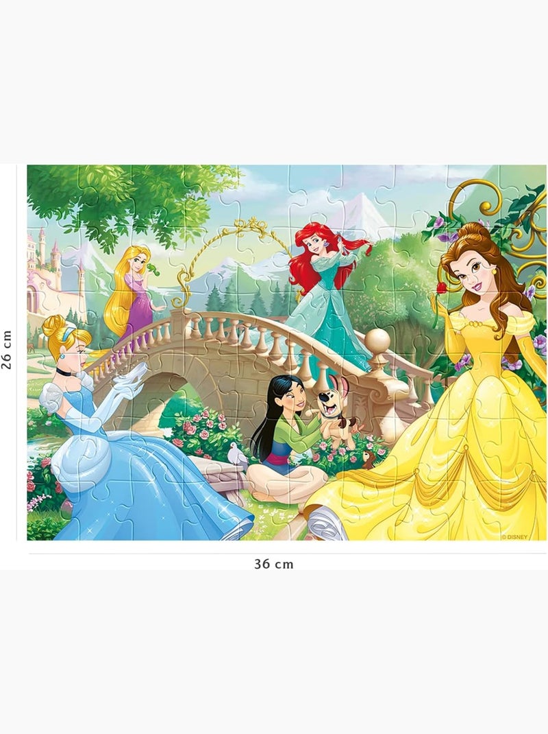 Puzzle Après-midi entre princesses Disney 60 pcs N/A - Kiabi