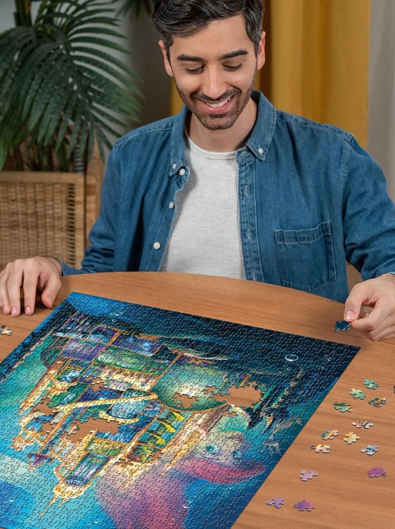 Puzzle Ariel Châteaux Disney 1000 pièces N/A - Kiabi