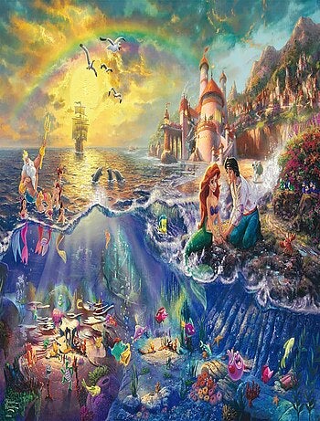 Puzzle Ariel la petite sirène 1000 pcs