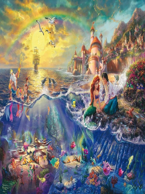 Puzzle Ariel la petite sirène 1000 pcs - Kiabi