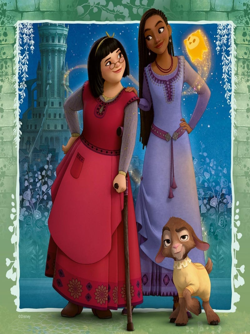 Puzzle Asha Disney Wish 3x49 pcs N/A - Kiabi