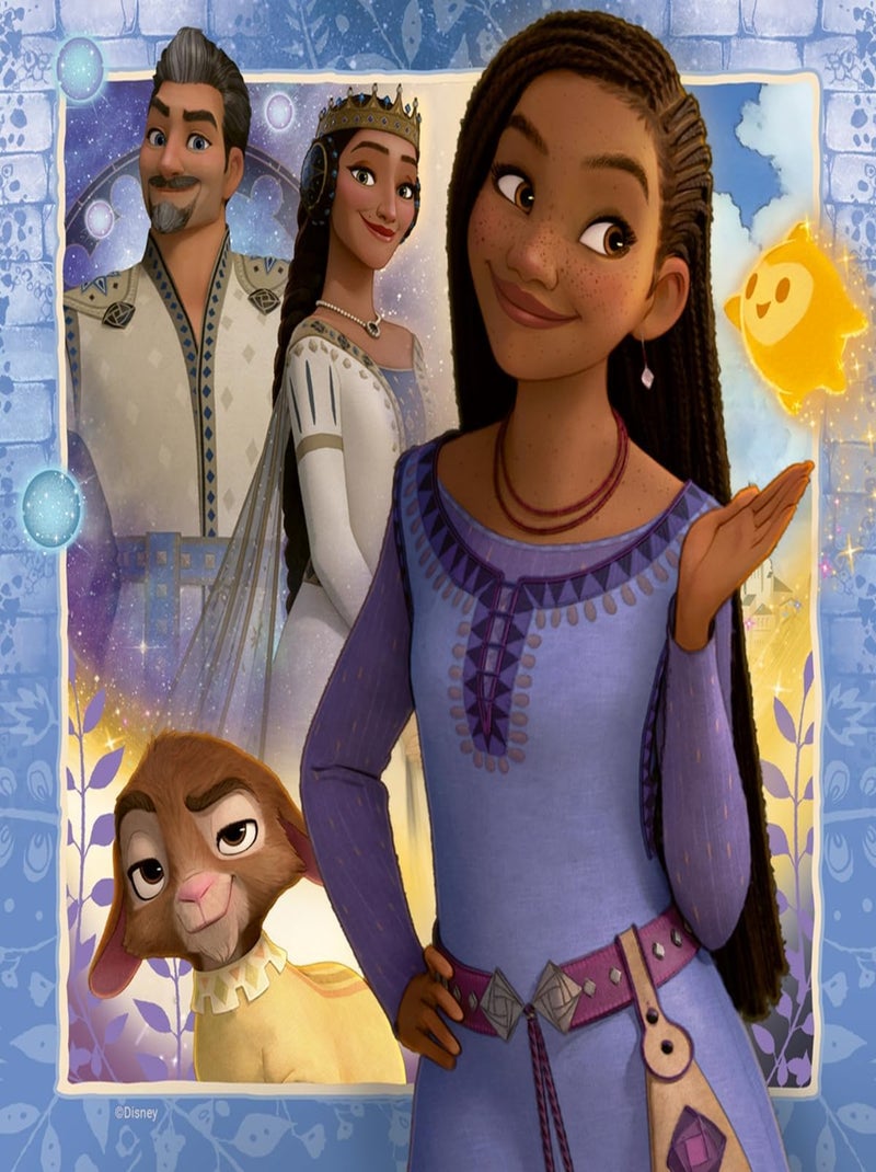 Puzzle Asha Disney Wish 3x49 pcs N/A - Kiabi
