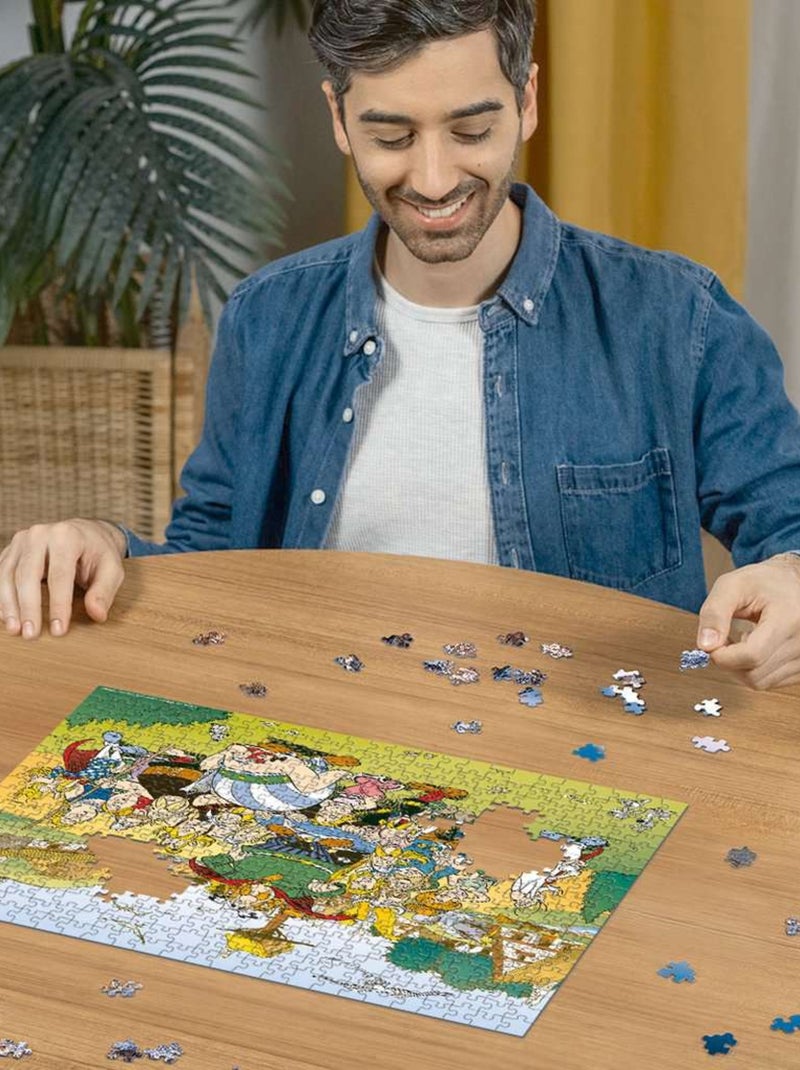 Puzzle Astérix au village 500 pièces N/A - Kiabi