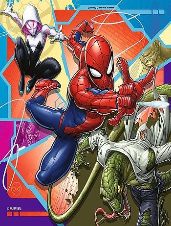 Puzzle attaque spéciale spider-man 3x49 pcs