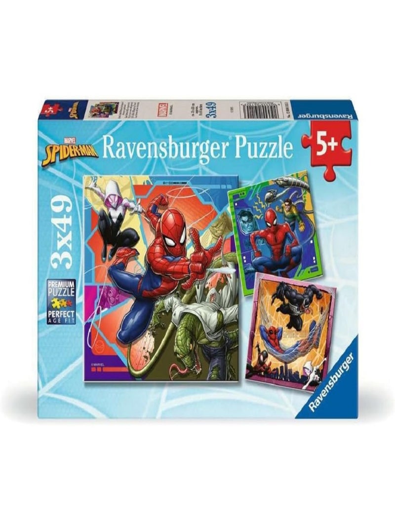Puzzle Attaque spéciale Spider-man 3x49 pcs N/A - Kiabi