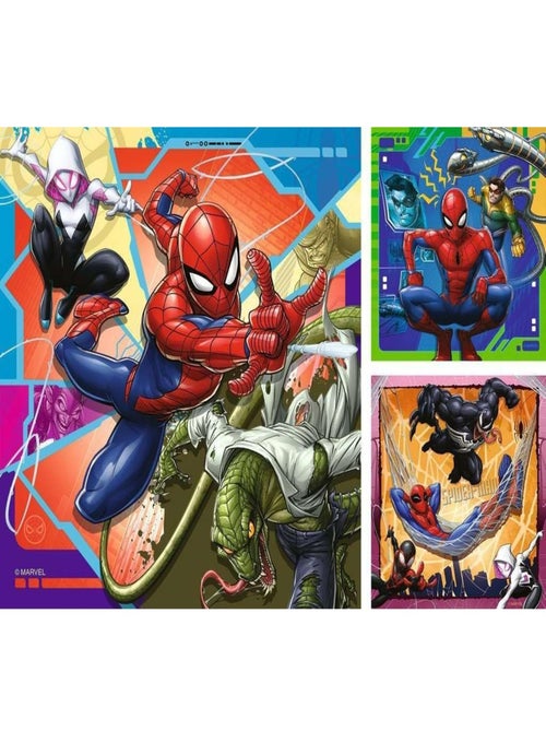Puzzle Attaque spéciale Spider-man 3x49 pcs - Kiabi